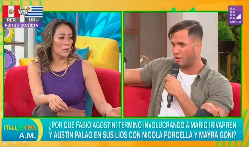 Fabio Agostini se disculpas con Andrea San Martín y Melissa Paredes