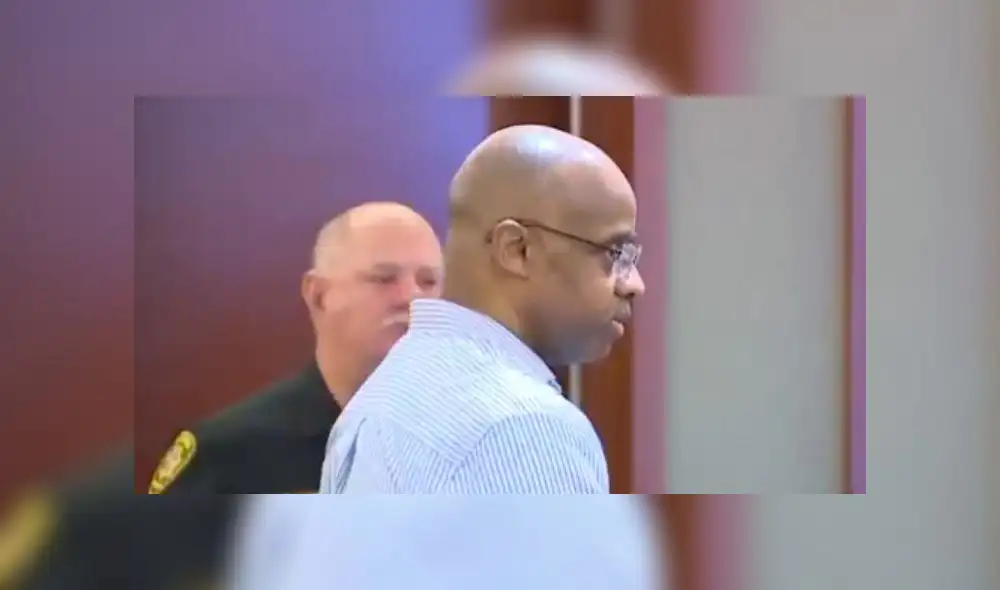 Wendell Melton está acusado de dispararle a su hijo Giovanni de 14 años en 2017. Foto: Captura.
