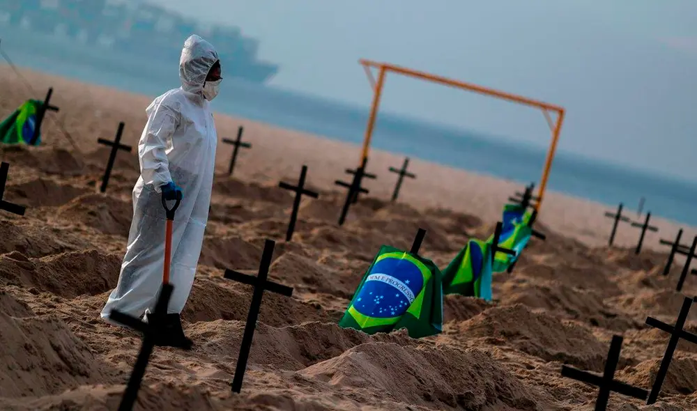 Brasil es, junto con Estados Unidos e India, el país que más ha sido golpeado por la pandemia en el mundo. Foto: EFE Brasil es, junto con Estados Unidos e India, el país que más ha sido golpeado por la pandemia en el mundo. Foto: EFE