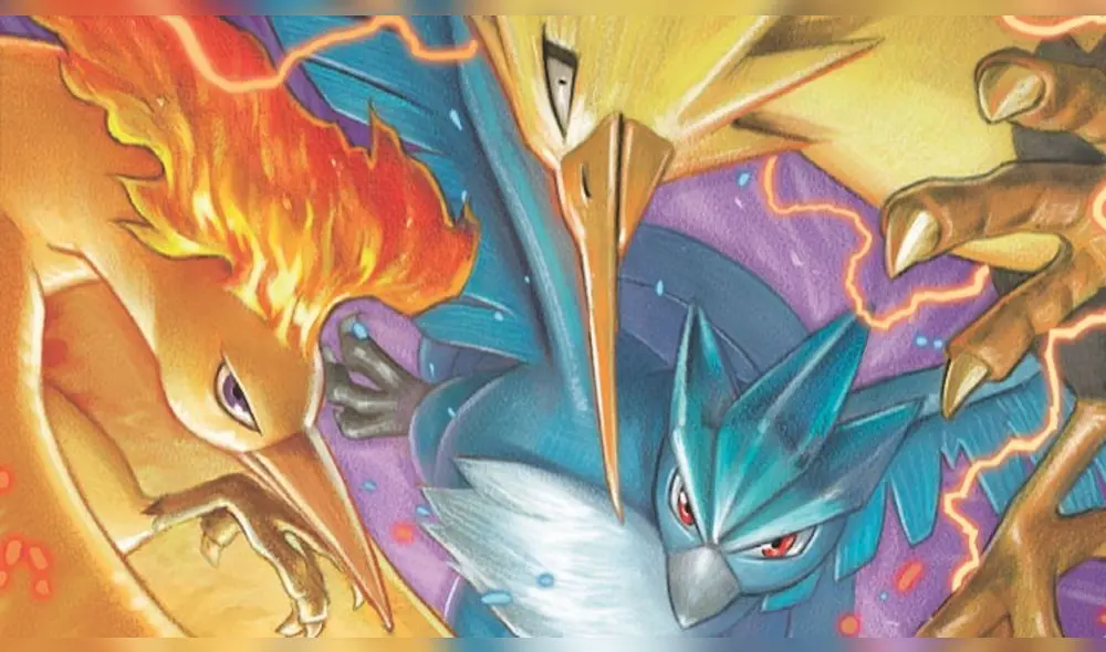 Así lucen actualmente Moltres, Zapdos y Articuno, las aves legendarias de Kanto.