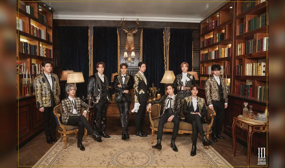 SUPER JUNIOR en imagen promocional de The renaissance. Foto: @SJofficial