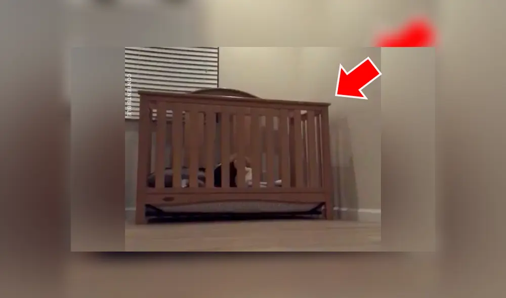 Padre coloca cámara en cuarto de su bebé y lo descubre en peligrosa hazaña [VIDEO] 