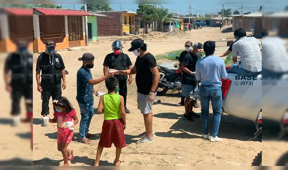 Jóvenes reparten desayunos a decenas de niños afectados en Piura. Jóvenes reparten desayunos a decenas de niños afectados en Piura.