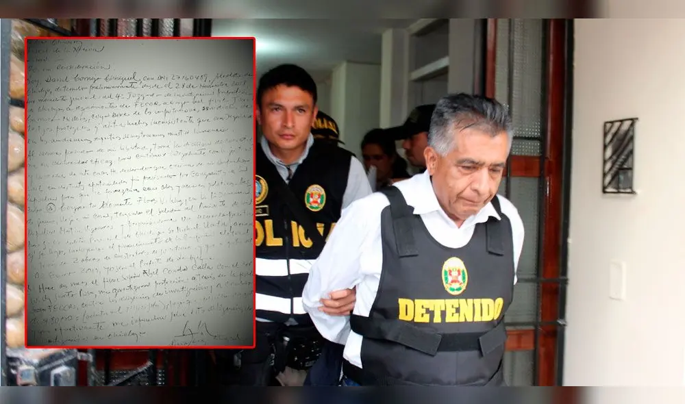 Chiclayo: David Cornejo escribió carta incriminando a congresista de la República Chiclayo: David Cornejo escribió carta incriminando a congresista de la República