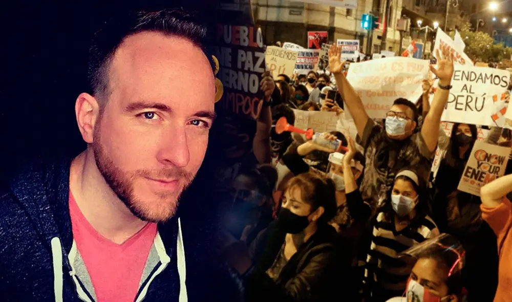 El escritor y periodista habló sobre la determinante participación de los jóvenes en las manifestaciones contra Manuel Merino. Foto: captura/Latina