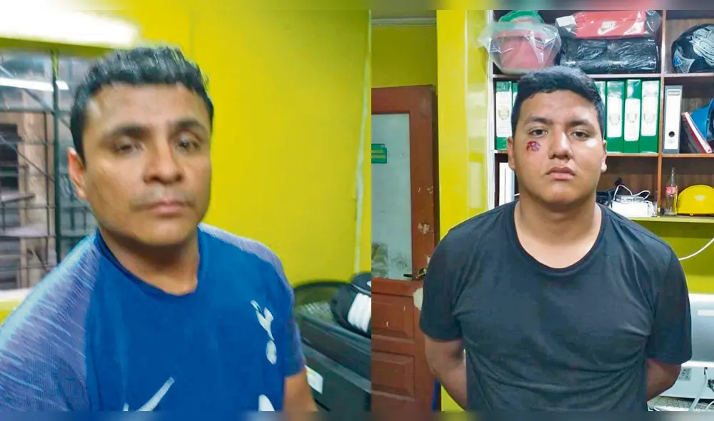 Agentes. Alfredo Cobeñas y Manuel Salazar están detenidos.