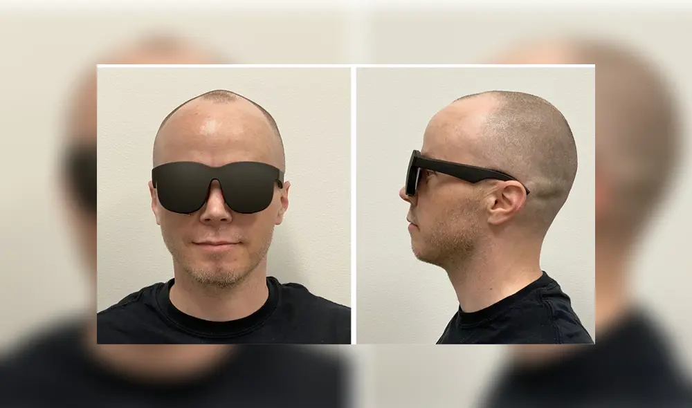 Los lentes VR de Facebook son bastante compactos. Foto: Facebook.