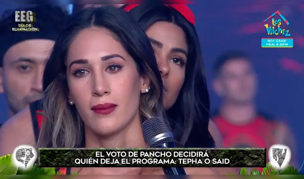 Tepha Loza rompió en llanto tras ser “eliminada” por Pancho Rodríguez en reality