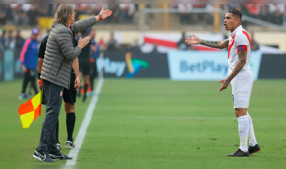 Selección peruana: Paolo Guerrero recibe elogios de Ricardo Gareca.
