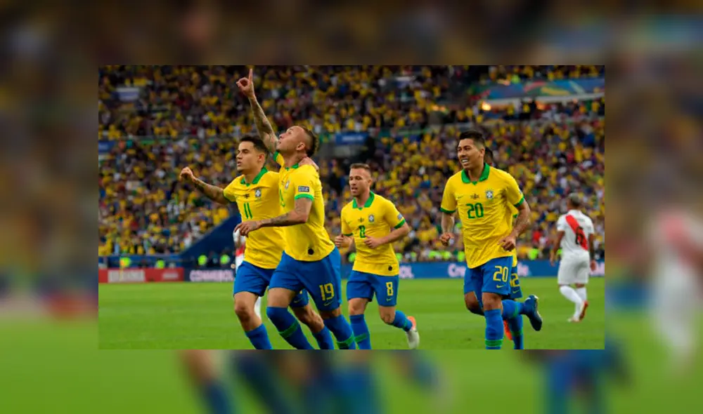 Everton, Gabriel Jesús y Richarlison anotaron los goles para Brasil. Foto: AFP Everton, Gabriel Jesús y Richarlison anotaron los goles para Brasil. Foto: AFP