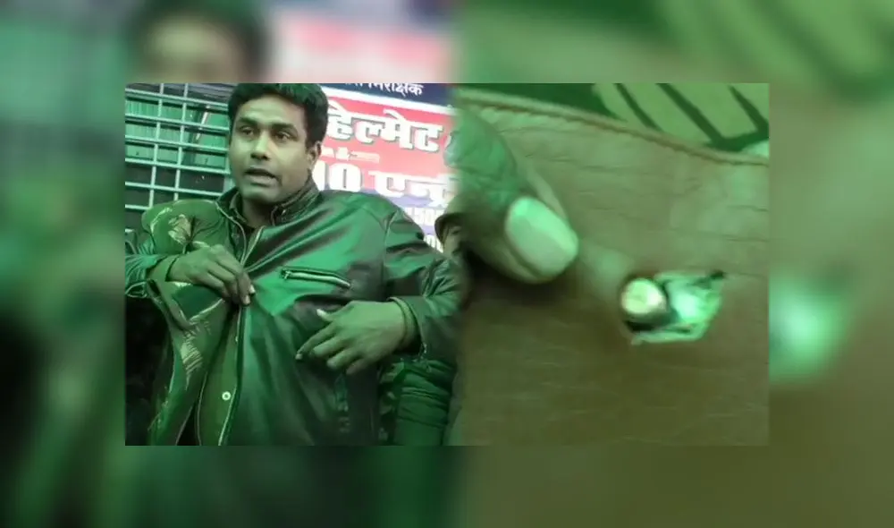 La monedas, tarjetas de crédito y otras cosas que había en la billetera amortiguaron el impacto. La monedas, tarjetas de crédito y otras cosas que había en la billetera amortiguaron el impacto.