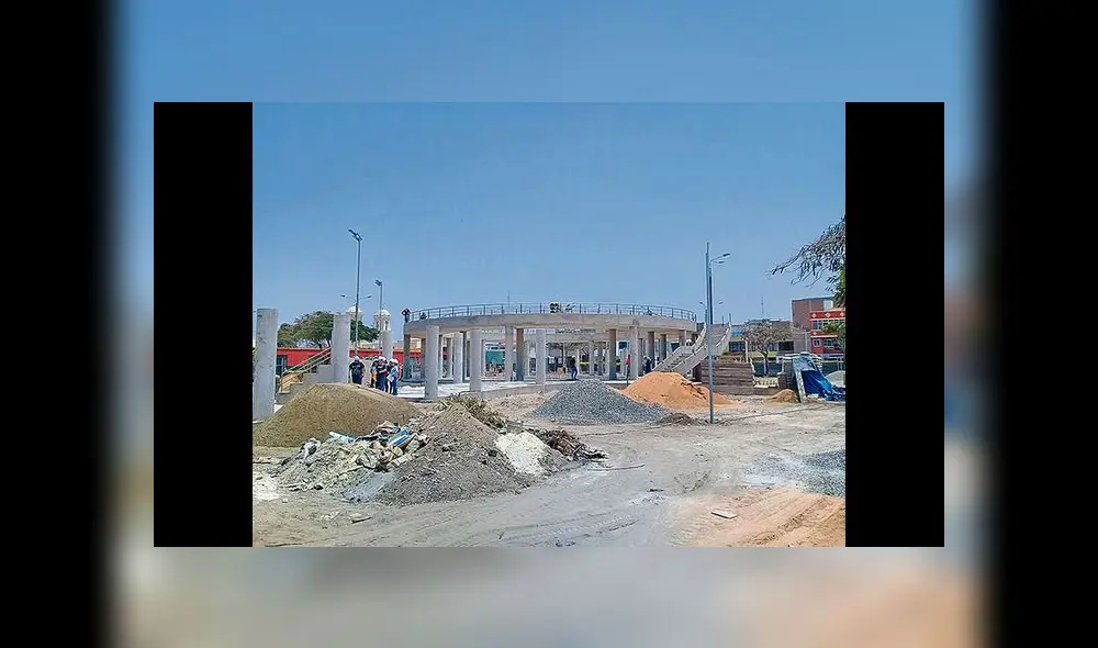 Identifican cuatro riesgos en obra de mejoramiento de parque infantil de Lambayeque 