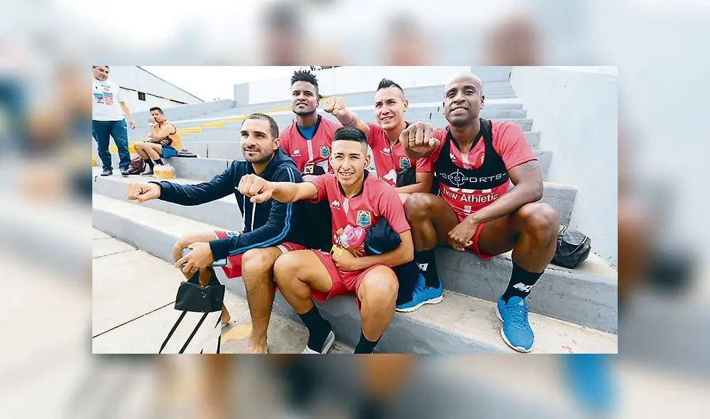buen ánimo. Jugadores de Binacional quieren nuevo título.