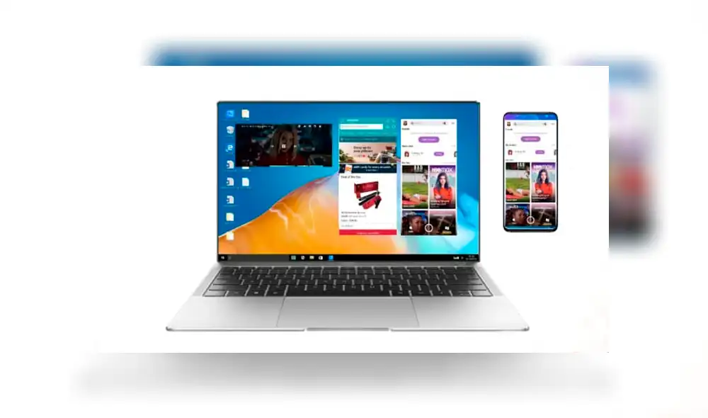 El EMUI 11 permitirá compartir enlazar tu teléfono con otro dispositivo y compartir hasta 3 pantallas. Foto: Daniel Robles.