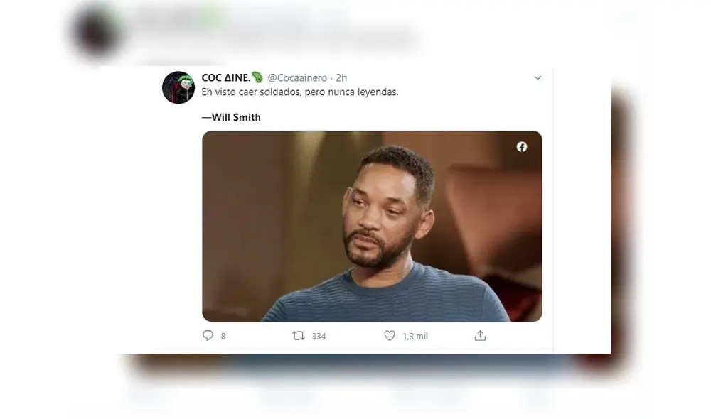 Usuarios en twitter defienden a Will Smith tras la confesión de su esposa Jada Pinkett [FOTOS]. Foto: captura twitter.