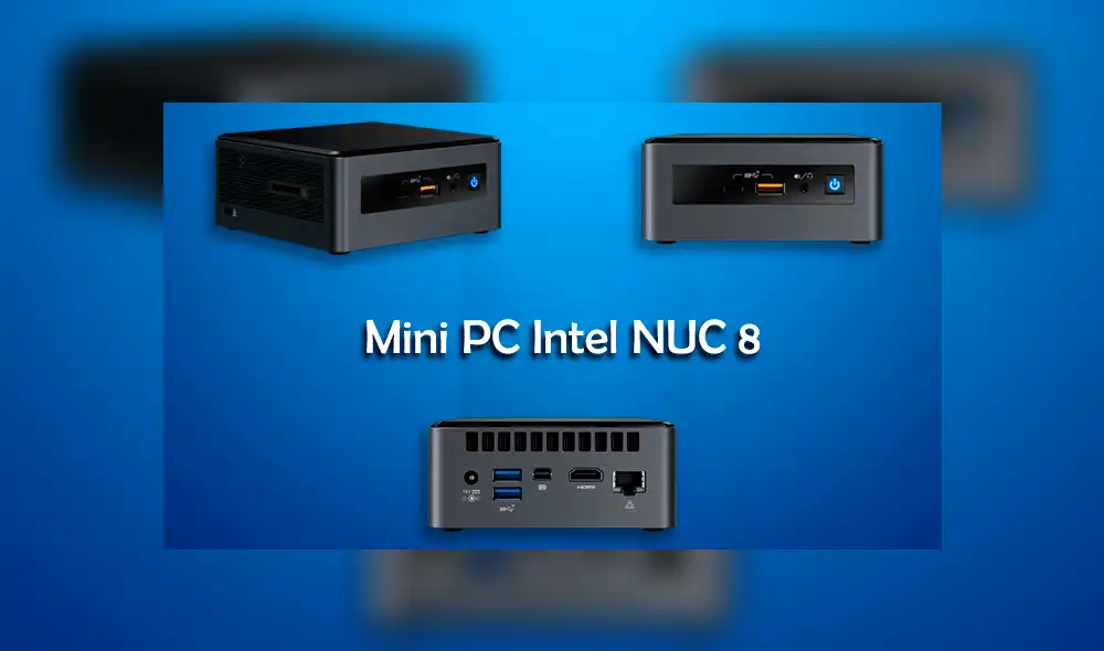 La mini PC representa el 10% del volumen de una computadora convencional de escritorio. Foto Intel / LR