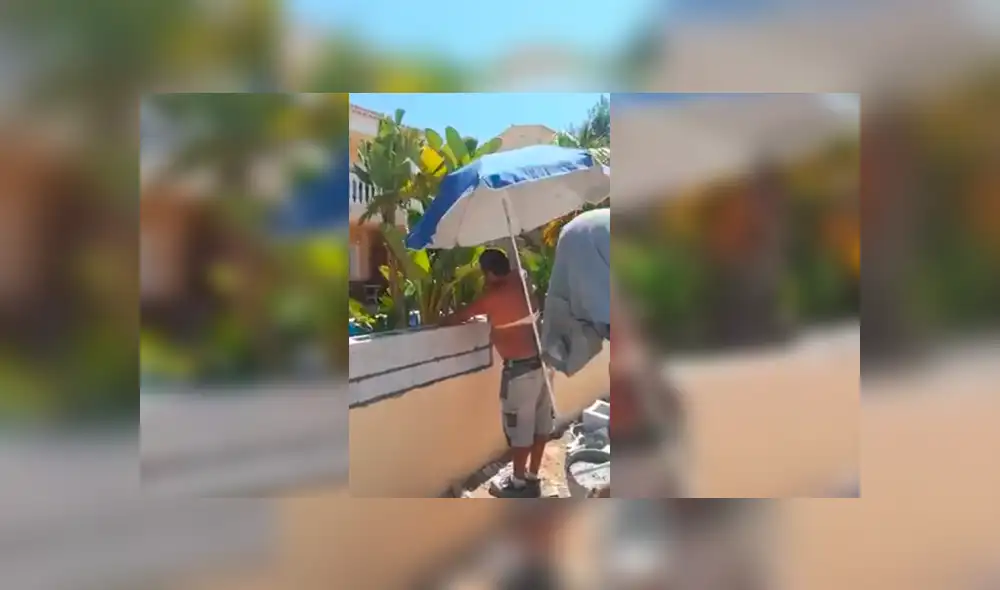 Video viral de Facebook muestra el ingenioso truco que usó un albañil apara librarse del sol mientras trabajaba en la azotea de una casa Video viral de Facebook muestra el ingenioso truco que usó un albañil apara librarse del sol mientras trabajaba en la azotea de una casa