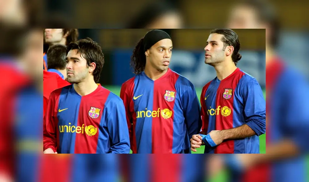 El brasileño y el francés tuvieron un pequeño altercado en un partido de Champions League en el 2006. Foto: Difusión.