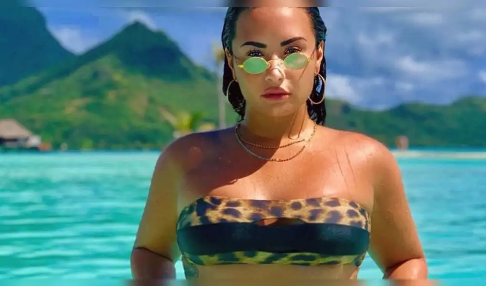 Demi Lovato le dice adiós a sus 26 años con atrevida foto en Instagram