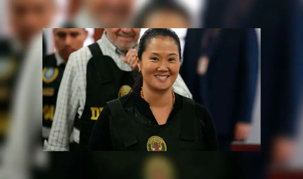 Keiko Fujimori recuperó la libertad tras decisión del Tribunal Constitucional. Foto: Difusión