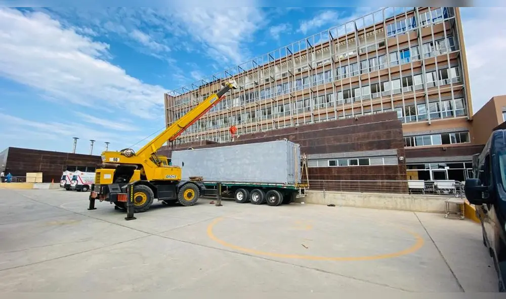 Contenedores para cadáveres donados a Lambayeque y La Libertad. Contenedores para cadáveres donados a Lambayeque y La Libertad.