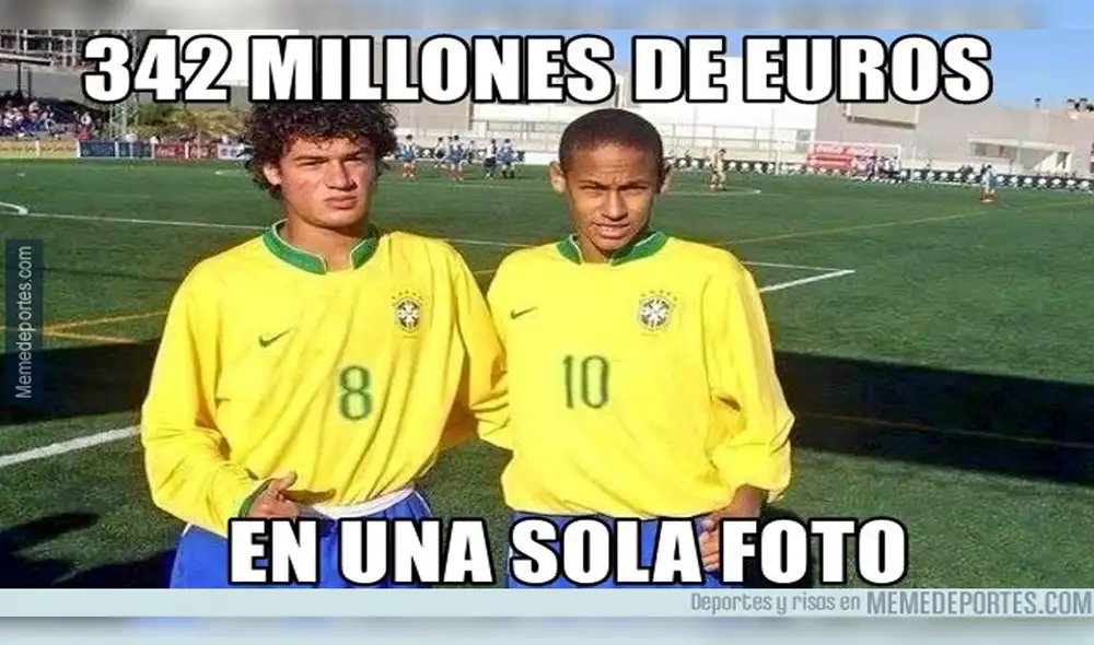 Facebook virales: Divertidos memes por llegada de Coutinho al Barcelona Facebook virales: Divertidos memes por llegada de Coutinho al Barcelona