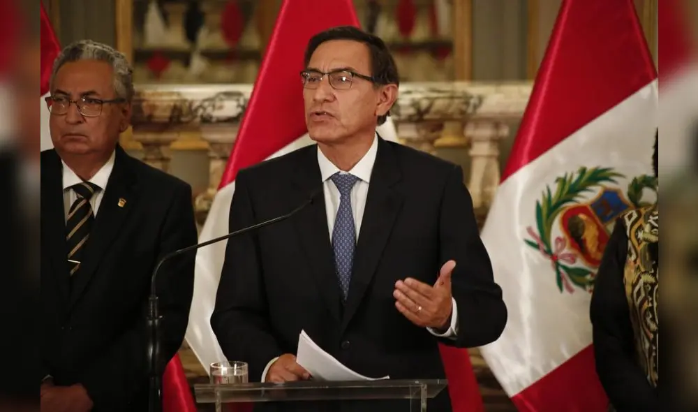 Conferencia de prensa Vizcarra