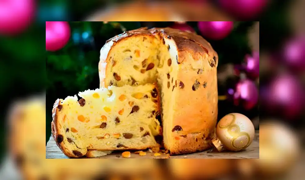 Comer panetón en Navidad. Foto: sorprendete.pe