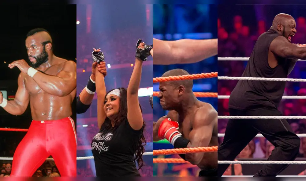 WWE: 10 celebridades que han luchado en Wrestlemania [FOTOS]