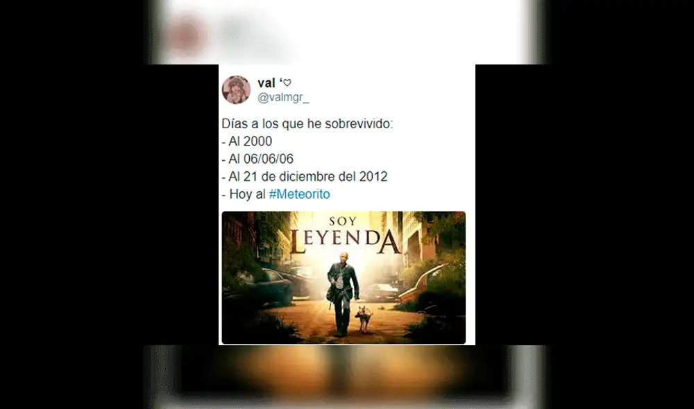 Memes por el paso cercano del meteorito F30. Foto:Twitter Memes por el paso cercano del meteorito F30. Foto:Twitter