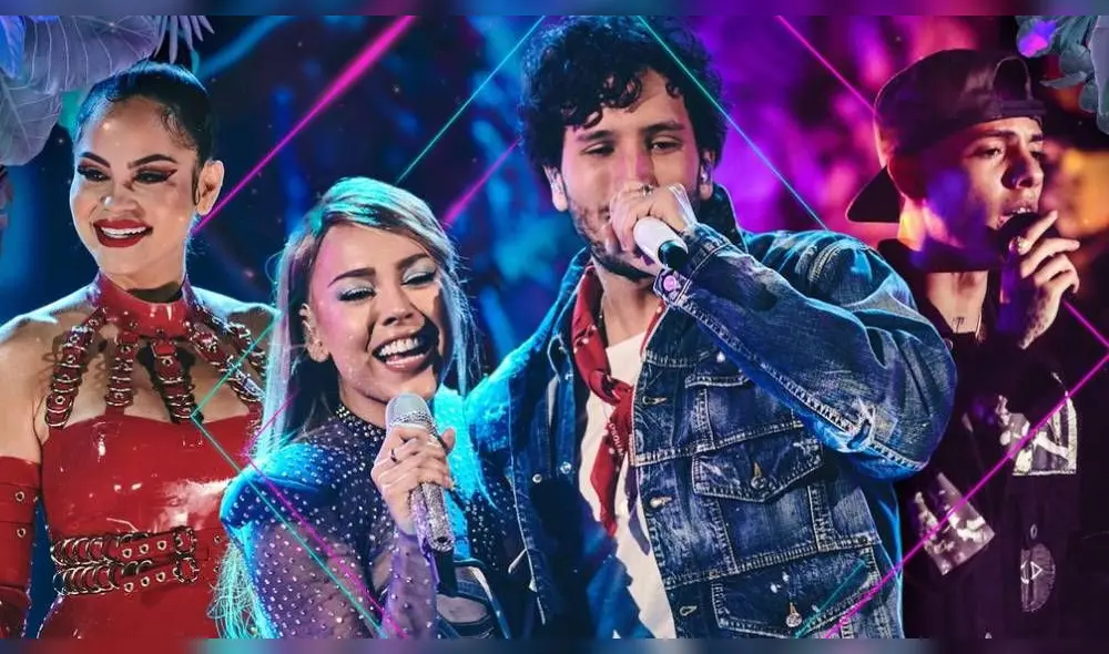 El cantante bromeó sobre los rumores de una supuesta relación con la estrella de Élite. | Foto: Univisión