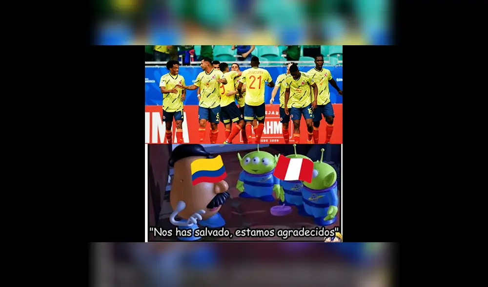 Colombia venció a Paraguay le dio la clasificación a Perú. Foto: Facebook