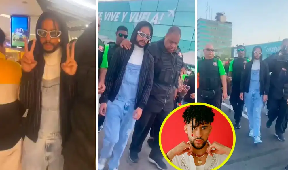 El imitador lució un look idéntico al artista puertorriqueño y se colocó unos lentes para que su plan pudiera funcionar. Foto: composición LR/TikTok/Luis Labori