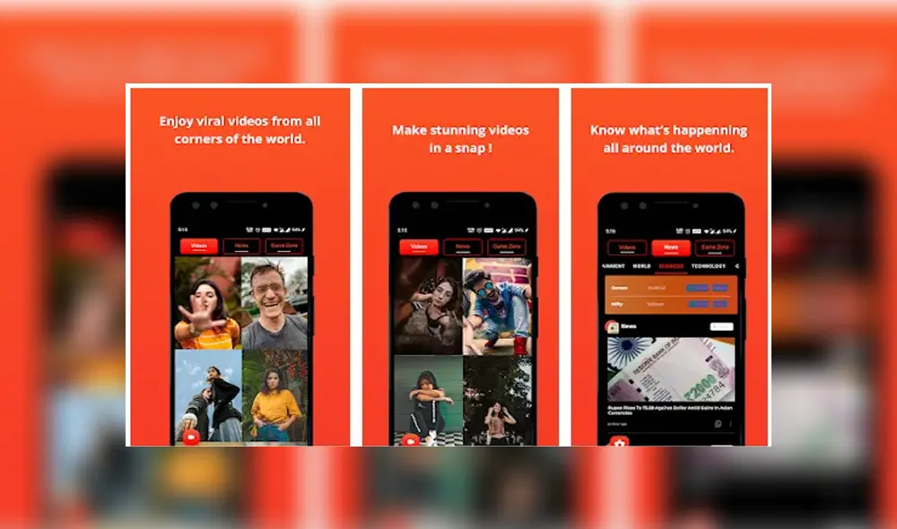 Interfaz de Chingari. Foto: Captura.