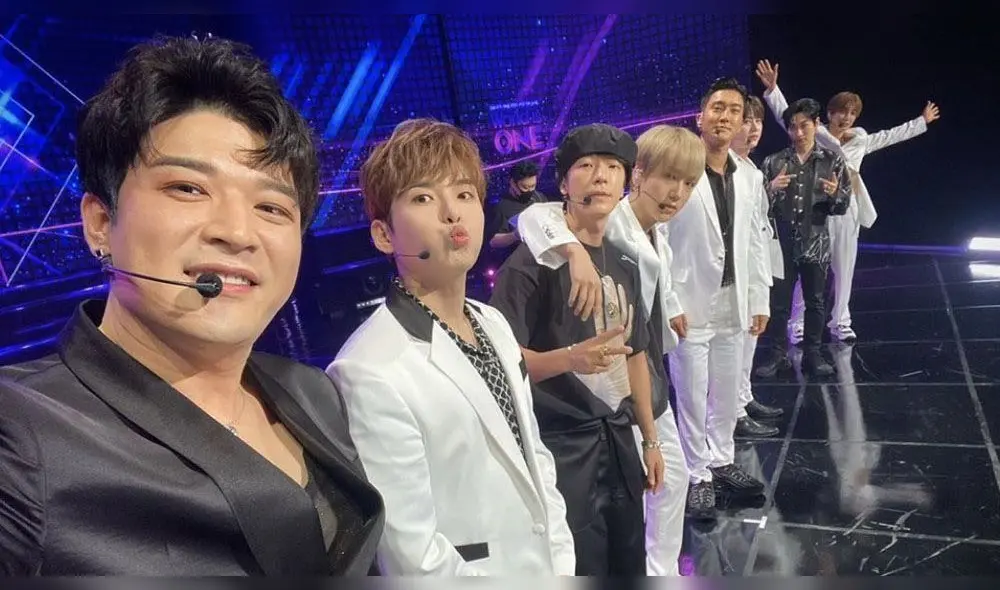 Desliza para ver más fotos de WORLD is one: show completo de SUPER JUNIOR, MAMAMOO y más en el concierto K-pop 2020. Créditos: Naver tv