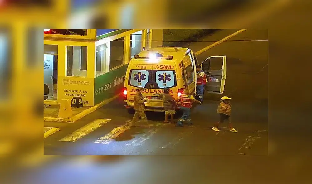 Mujer embarazada es atendida en pleno toque de queda tras pedir ayuda en módulo de videovigilancia de Surco Mujer embarazada es atendida en pleno toque de queda tras pedir ayuda en módulo de videovigilancia de Surco