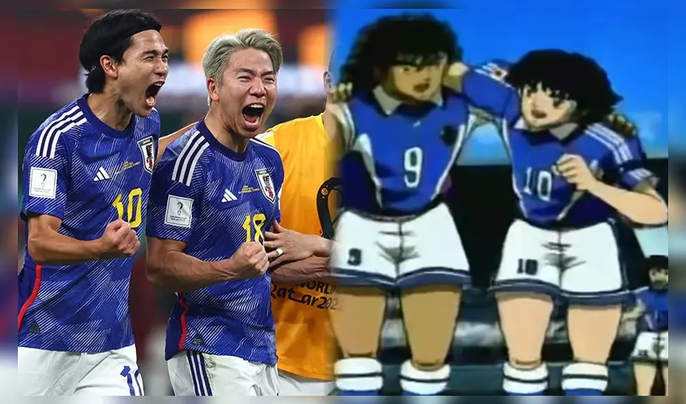 Revive como "Super campeones" emuló la victoria de Japón ante Alemania en Qatar 2022. Foto: composición LR