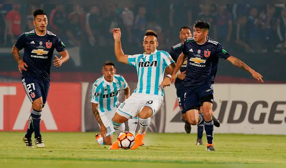 U. de Chile y Racing Club igualaron 1-1 por la Copa Libertadores 2018 [GOLES Y RESUMEN]