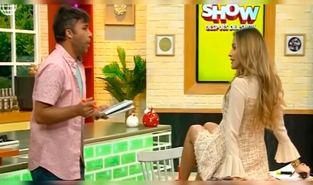 Milett Figueroa y Renzo Schuller Milett Figueroa y Renzo Schuller