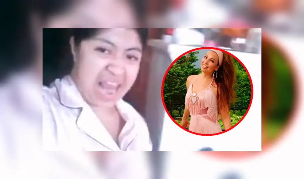 Facebook viral: muchacha se graba en pijama imitando a su cantante favorita Thalía [VIDEO]