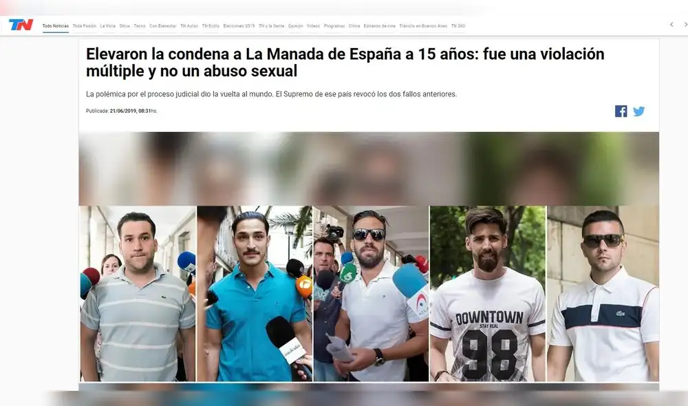 Así informa la prensa extranjera sobre el histórico fallo de ‘La Manada’ 