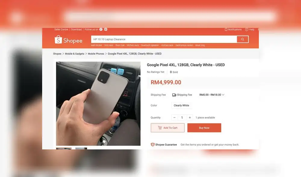 Ya se vende el Google Pixel 4 en una página externa.