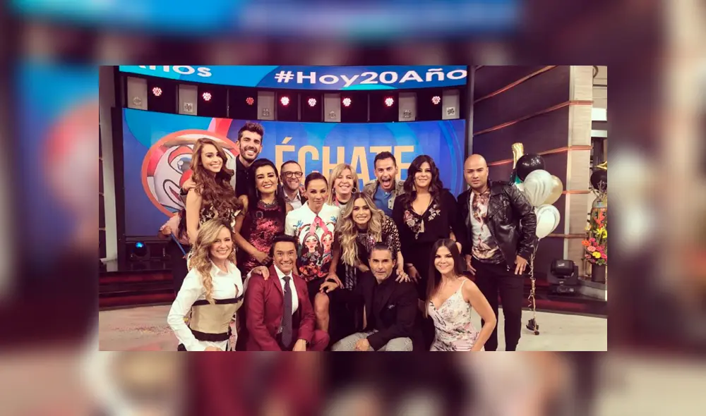 Hoy cumplió 20 años al aire el pasado mes de marzo. Foto: Televisa Hoy cumplió 20 años al aire el pasado mes de marzo. Foto: Televisa