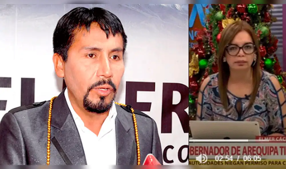 Milagros Leiva responde al virtual gobernador de Arequipa por amenazas [VIDEOS]