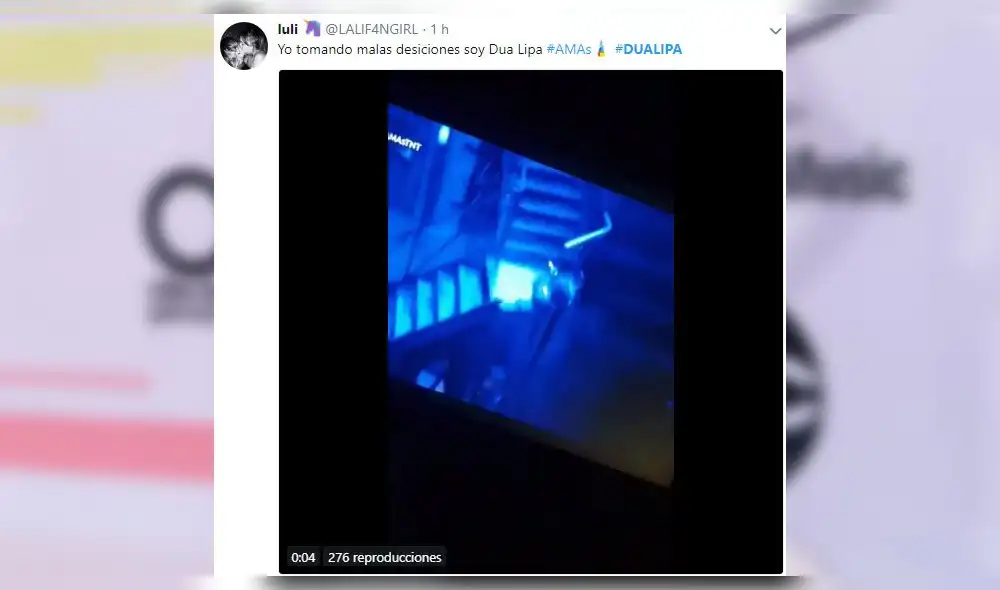 American Music Awards 2018 : Dua Lipa blanco de memes por su vestido de gala [FOTOS]