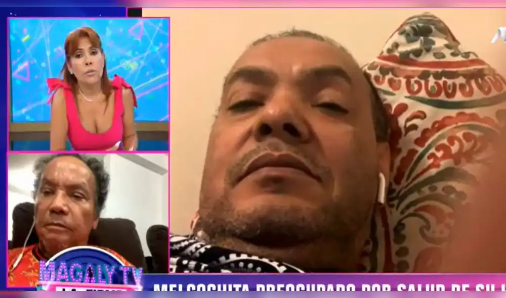 Melcochita deprimido porque su hijo tiene coronavirus