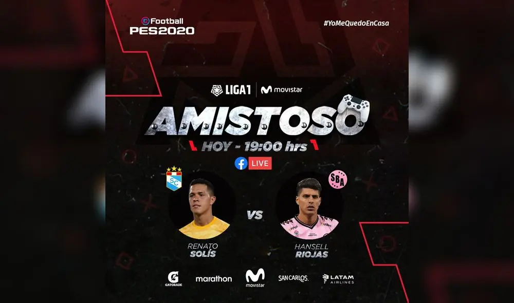 Liga 1: Renato Solis derrotó a Hansell Riojas en partido de PES 2020.