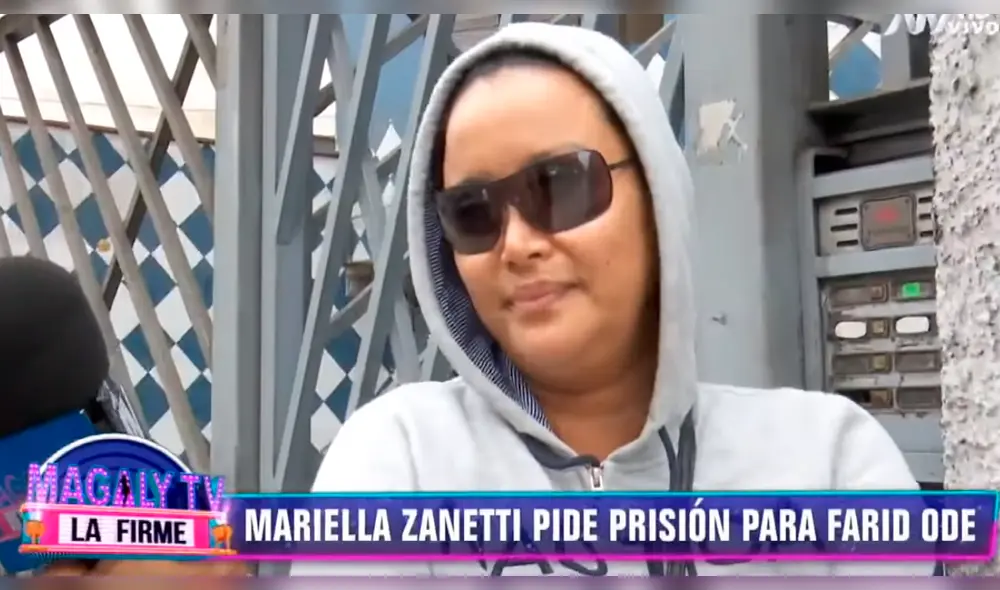 Mariella Zanetti exige prisión contra Farid Ode por no cumplir con su hija
