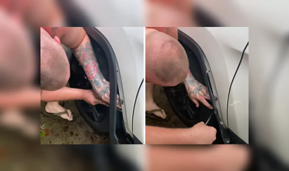 Desliza hacia la izquierda para ver las imágenes del viral de YouTube. Foto: Captura. Desliza hacia la izquierda para ver las imágenes del viral de YouTube. Foto: Captura.