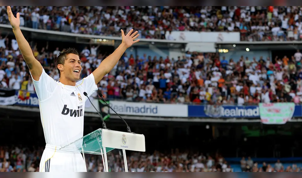 Cristiano Ronaldo: se cumple 11 años de la presentación del portugués en el Santiago Bernabéu. Foto: AFP Cristiano Ronaldo: se cumple 11 años de la presentación del portugués en el Santiago Bernabéu. Foto: AFP